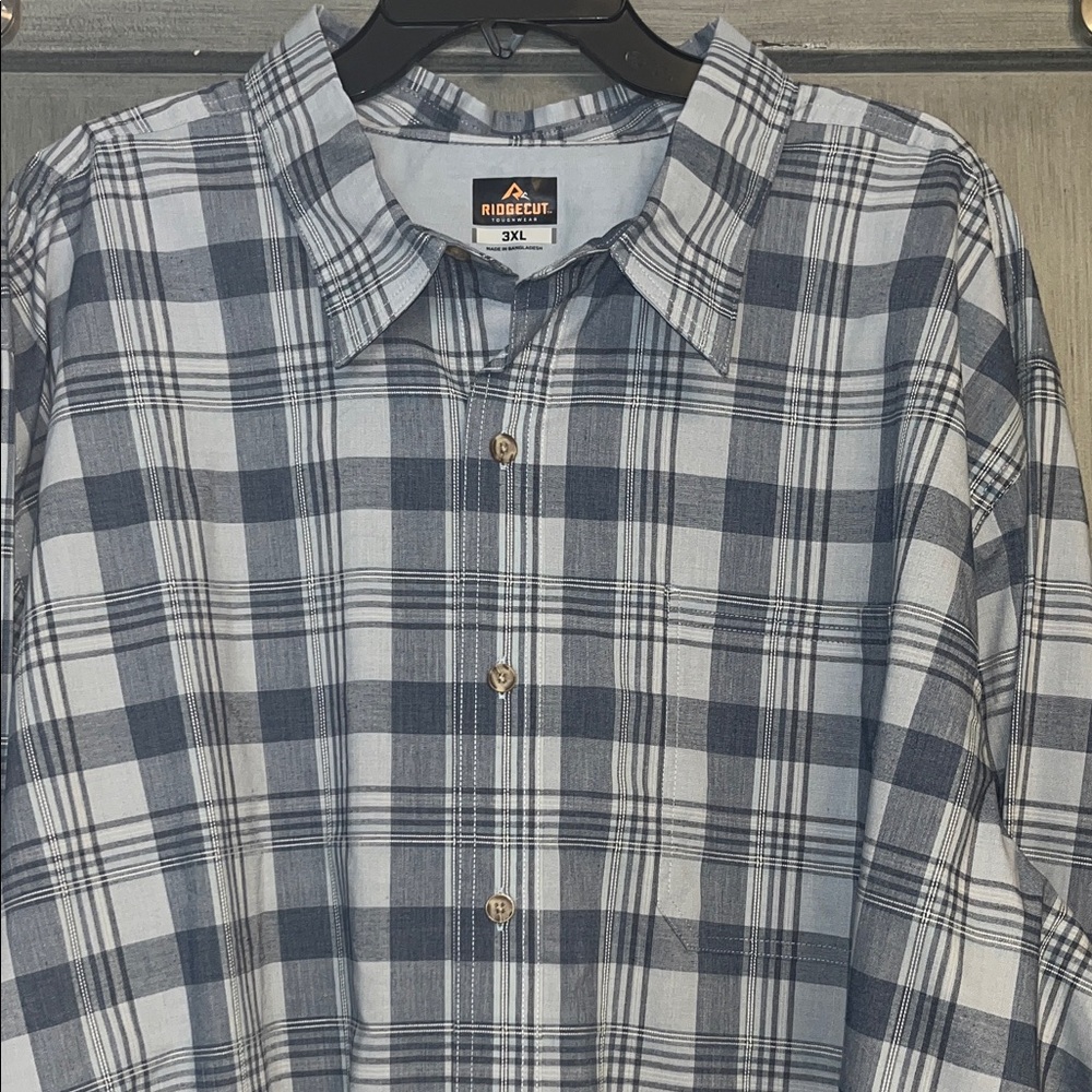 Ridgecut Toughwear Outdoors Stretch Men’s 3XL Button Down Shirt #tough #flex - Picture 3 of 13